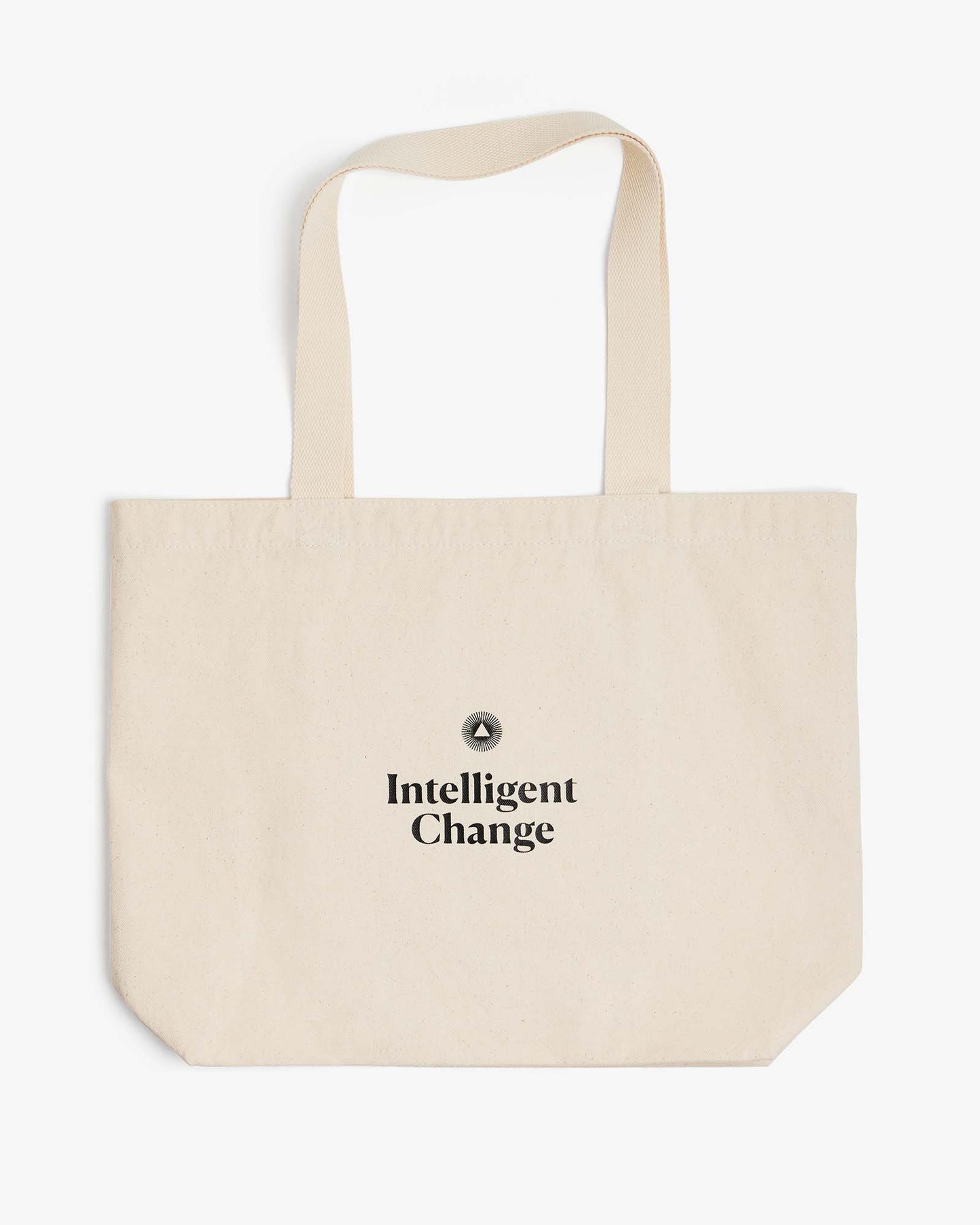 Thank yesterday. Love Today. Create tomorrow. ™ Organic Cotton Tote Bag by Intelligent Change