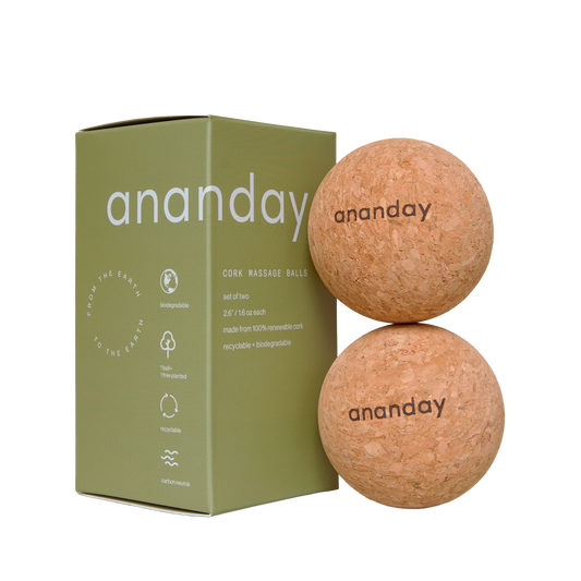 Cork Massage Ball Set by Ananday