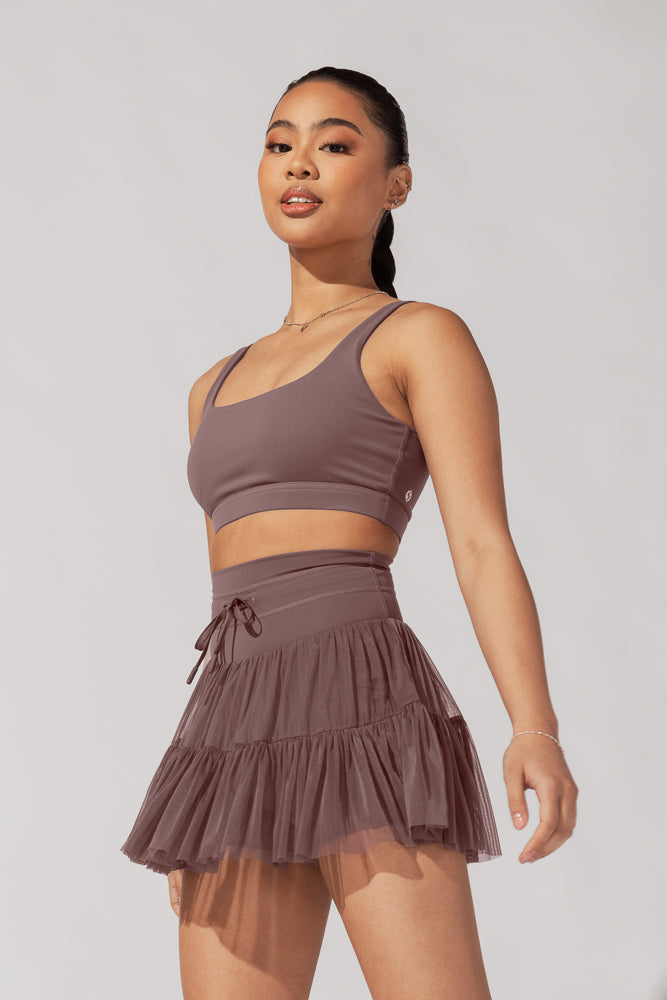 Pirouette Skort - Peppercorn by POPFLEX®